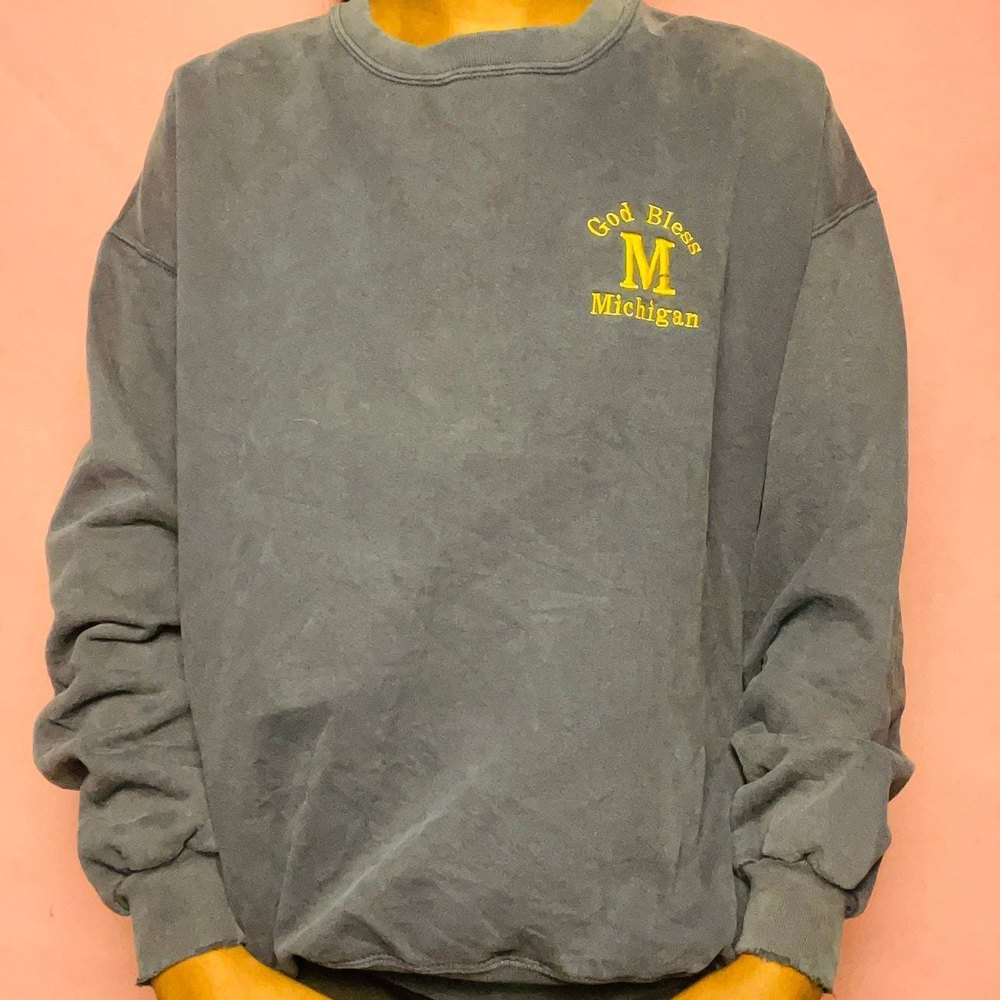 God bless michigan sweatshirt